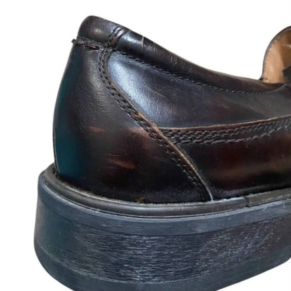 Jeffrey Tyler Men's Brown Leather Lincoln Dress Shoes Size 12M